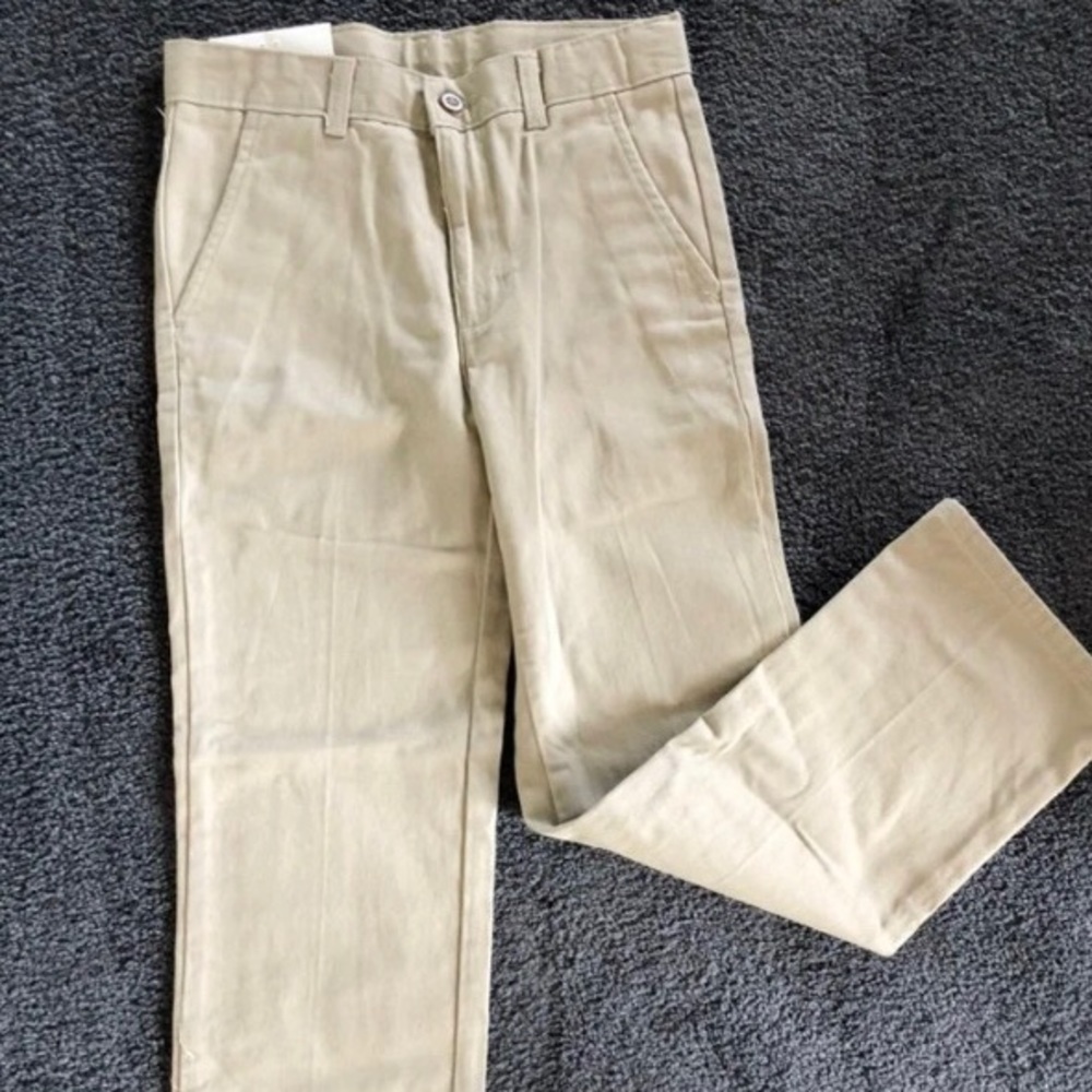 Boys Izod Sz 10 Khaki Pants-NWT